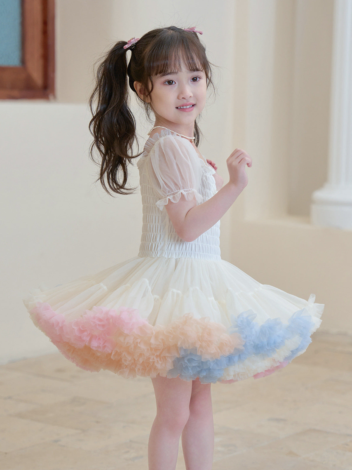 Leaf Summer Pettiskirt Skirt Halloween Princess Children's Dress