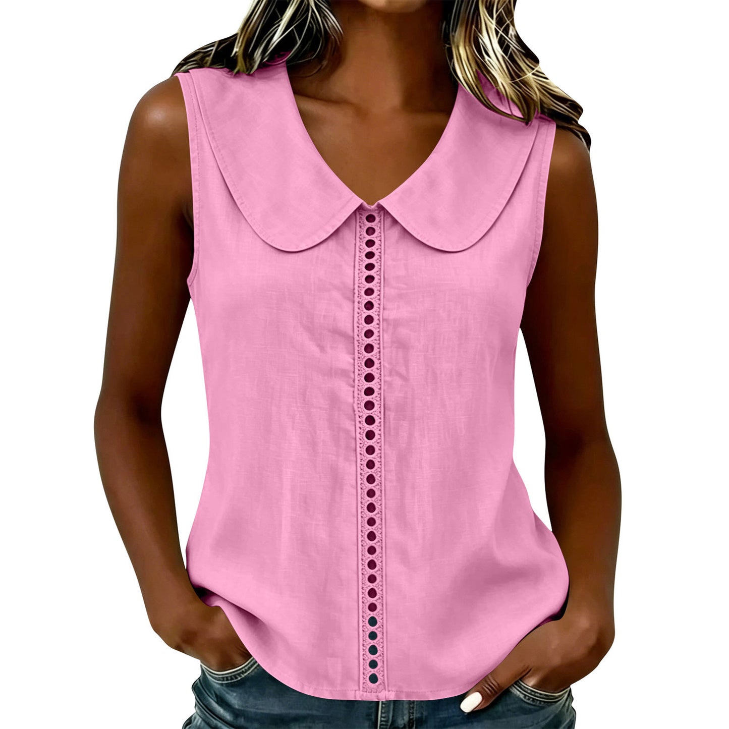 Pretty Innovative Summer Casual Sleeveless Shirt Small Vest/suspenders/tube Top