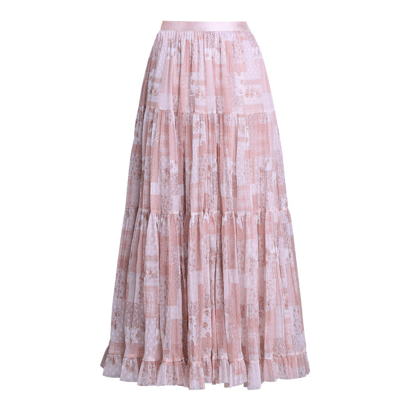 Women's Pleated Elegant Casual High Waist Slimming A- Line Skirts