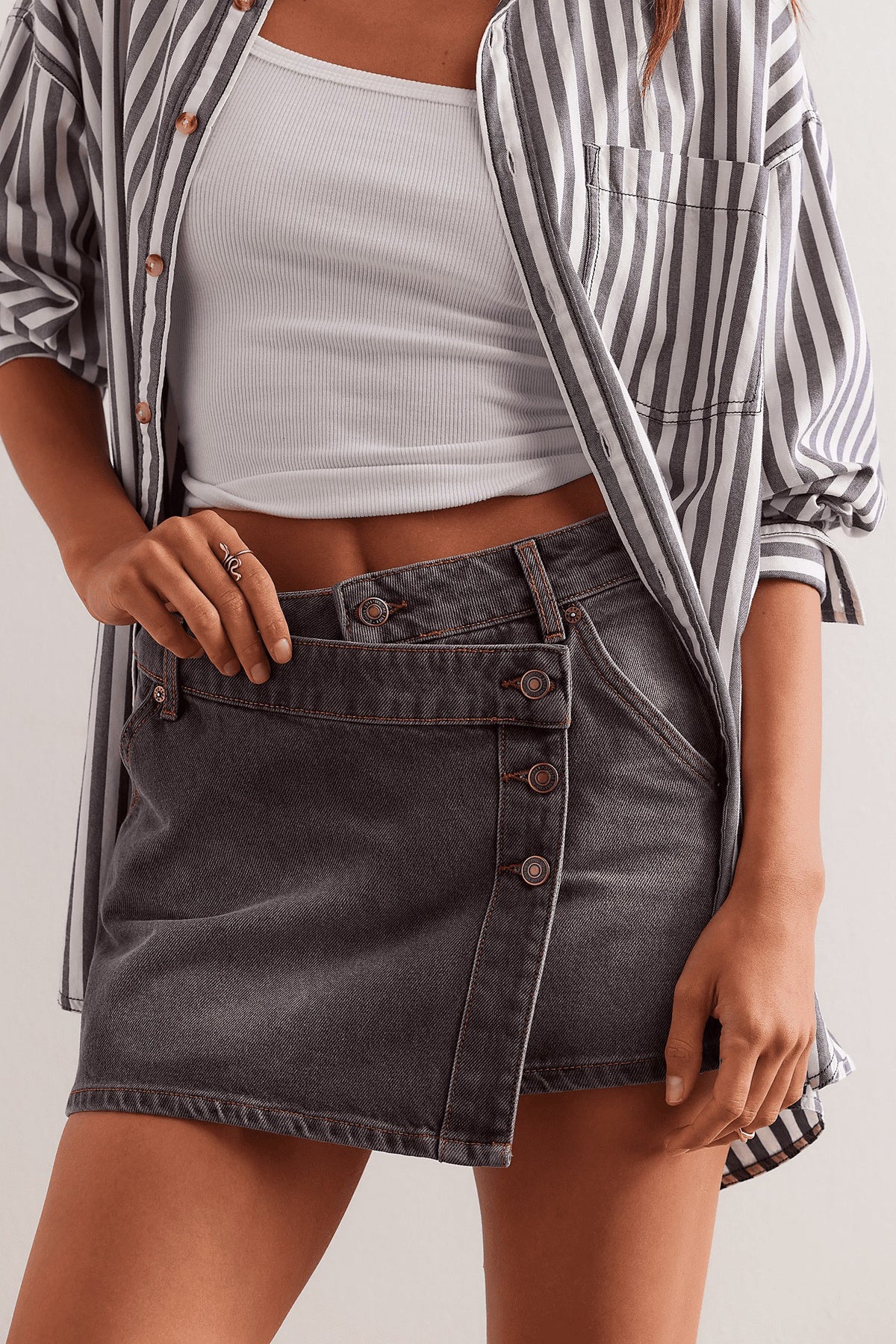 Casual High-grade Slimming Hot Irregular Self-contained Safety Skirt