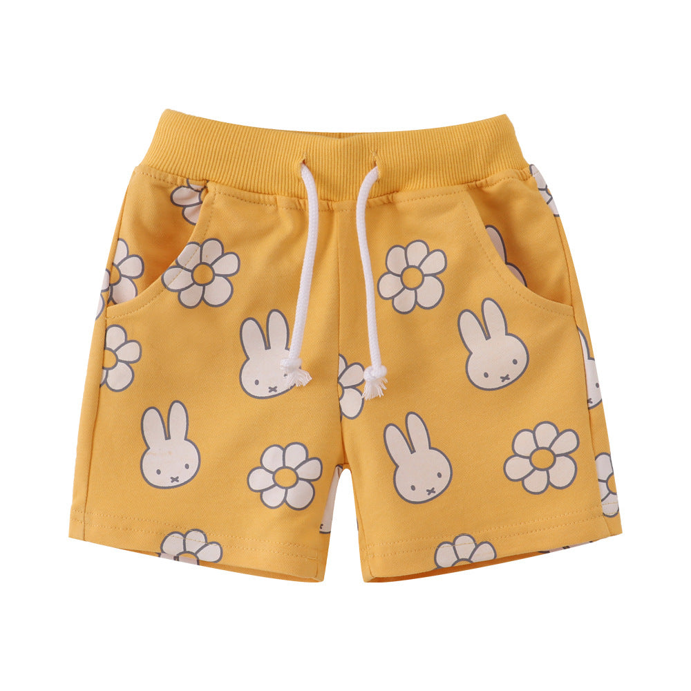 Children's Summer Shorts Boys Casual Cartoon Clothing Children's Pants
