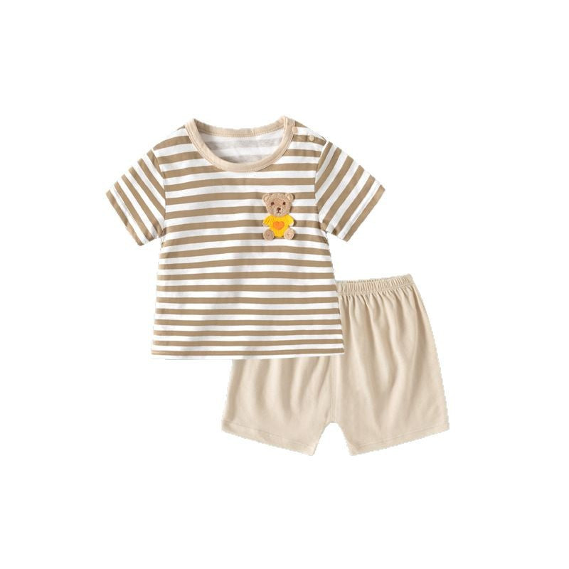 Children's Sleeve Boys Summer Wear Princess Clothes Pajamas Children's Suit