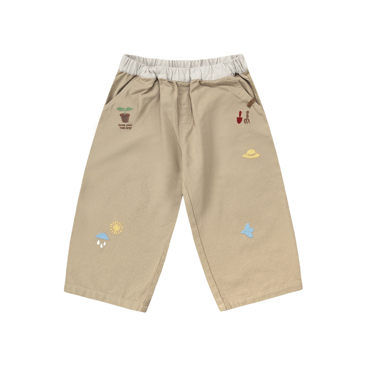 Children's Gardener Diary Casual Pure Cotton Cartoon Children's Pants