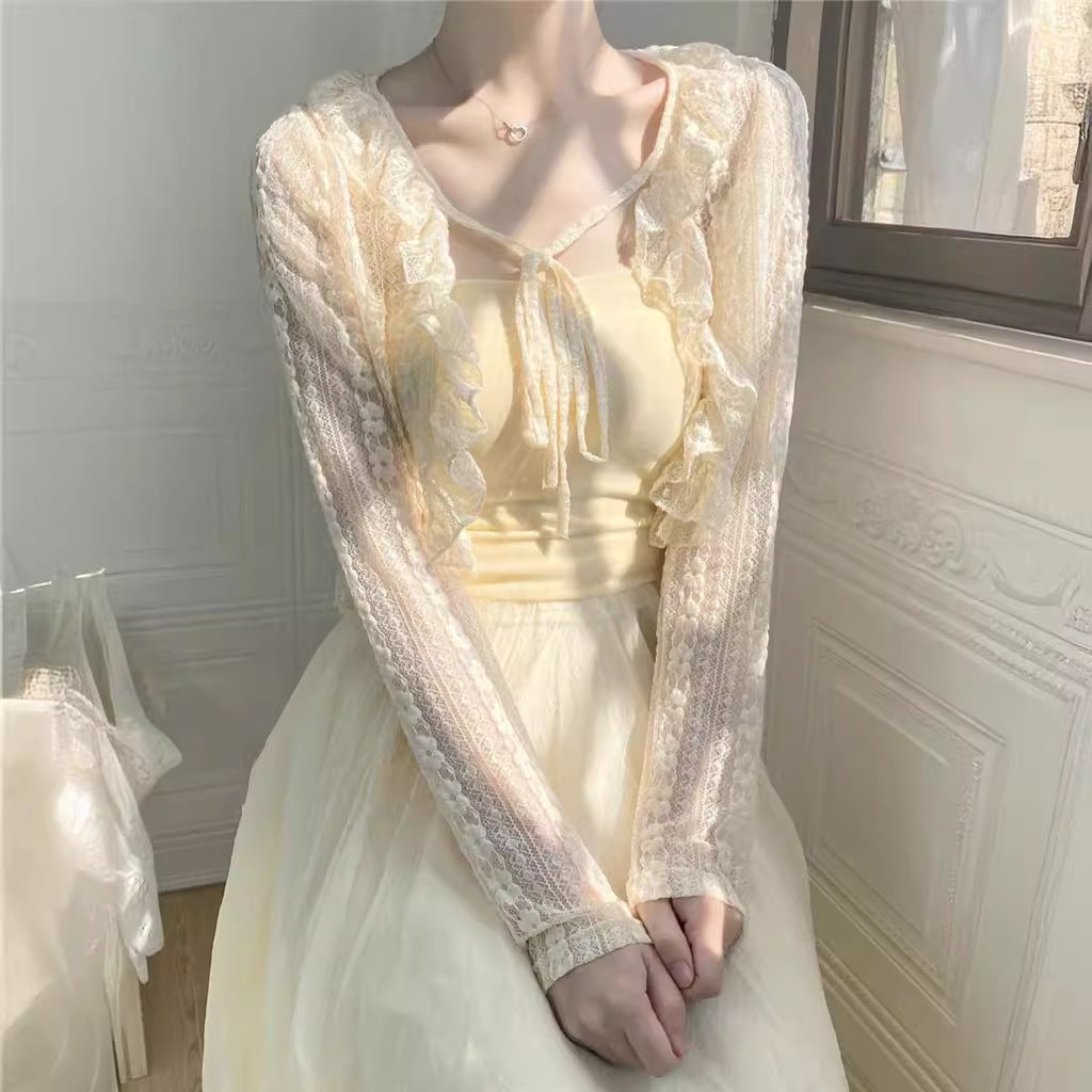 Women's Fashionable Outer Wear Shawl Summer With Coats