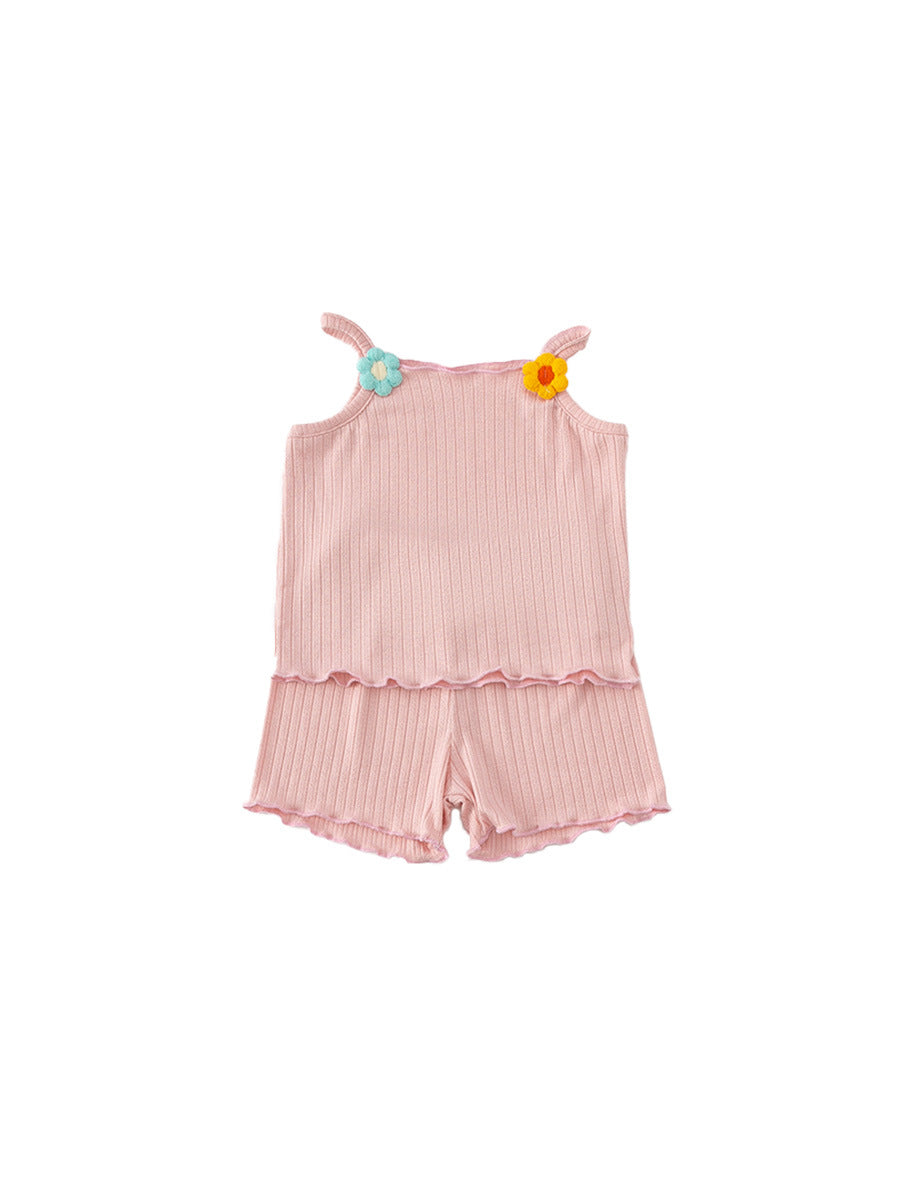 Born Summer Thin Sling Split Two-piece Children's Suit