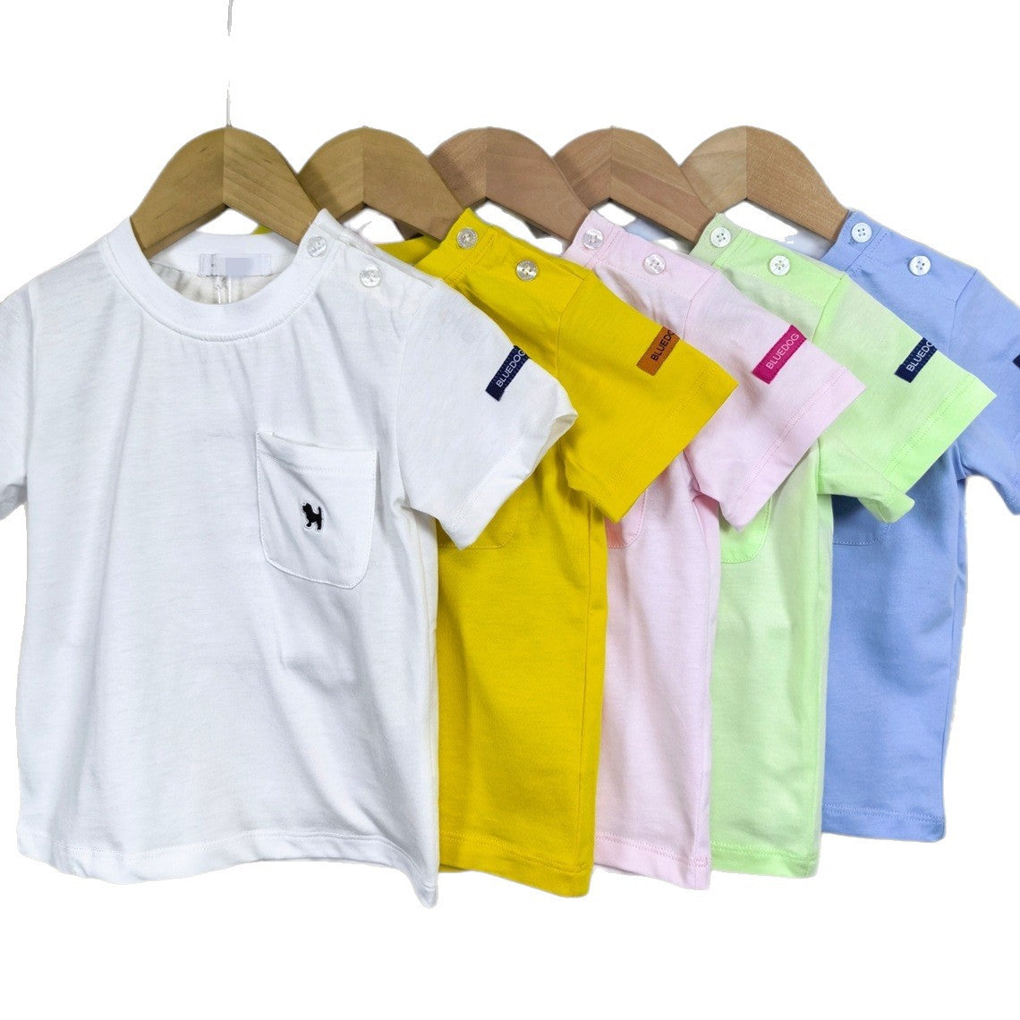 Children's Korean Style Clothing Summer Cotton Short-sleeved Undershirt Children's T-shirt