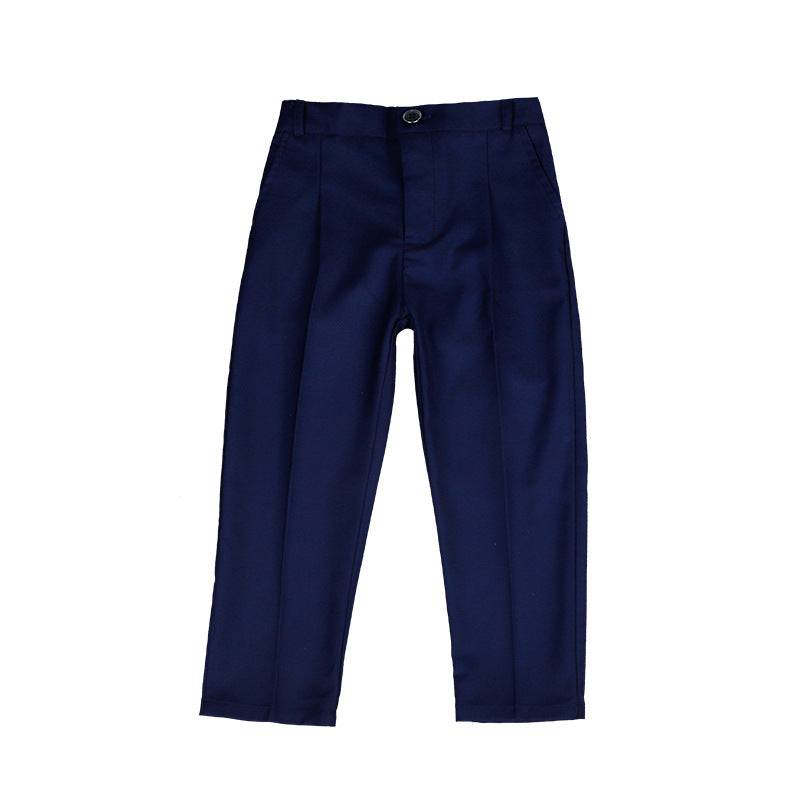 Children's Plus Size Sizes Loose Plaid Suit Children's Pants