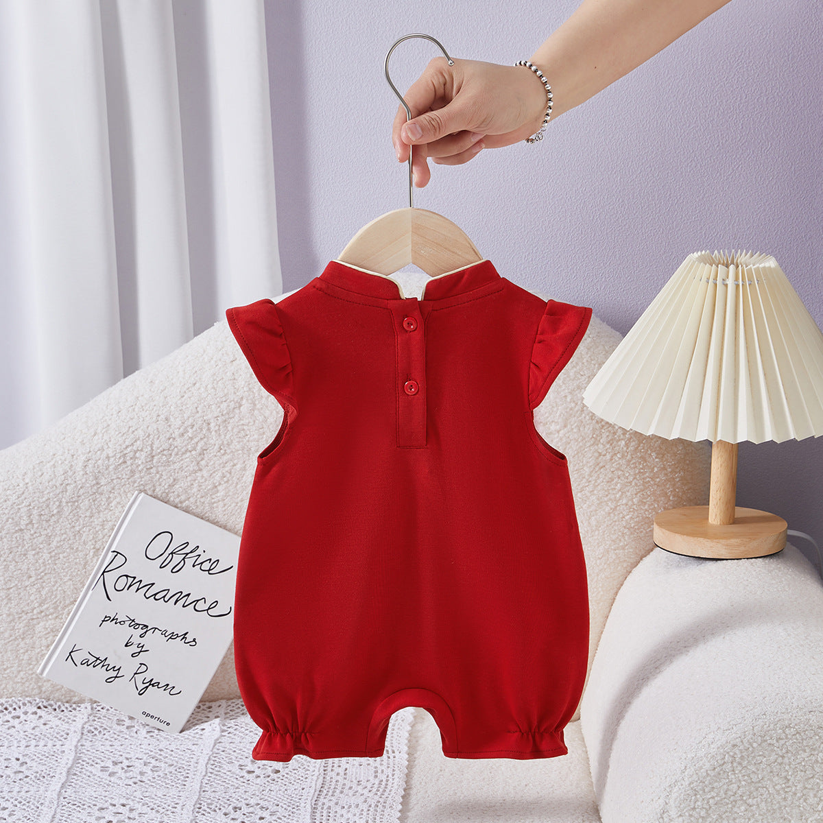 Children's Clothing Jumpsuit Chinese Style Rompers Full Moon Hundred Jumpsuit, Climbing Suit