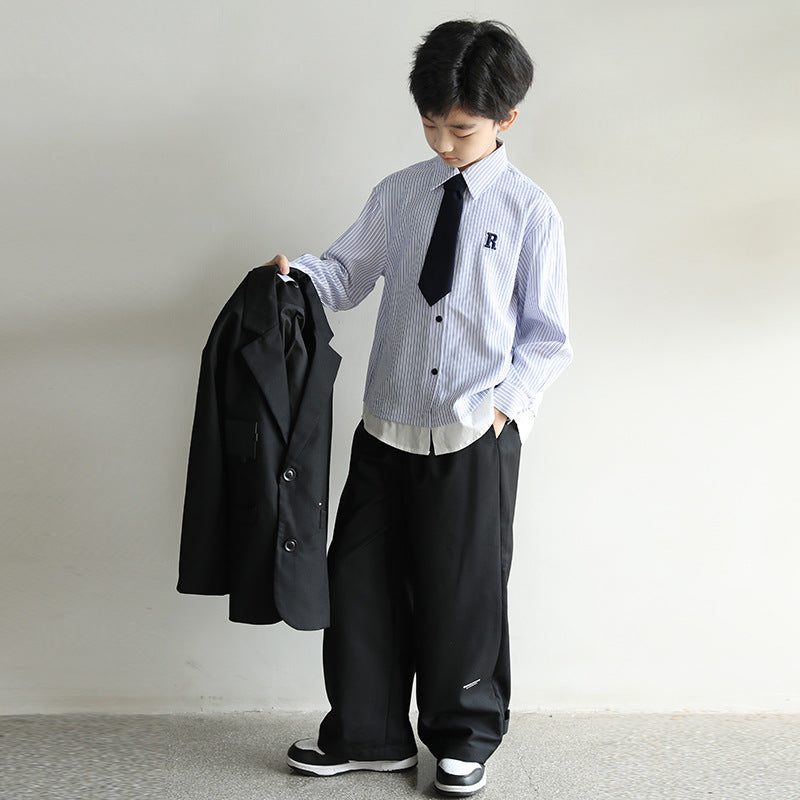 Boys Autumn Clothing Wear Handsome Fashionable Children's Suit