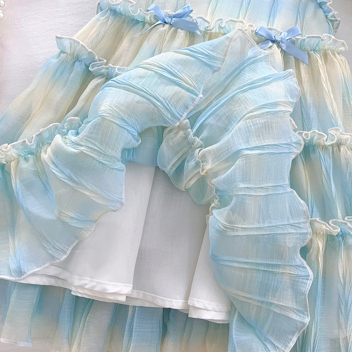 Summer Western Style Princess Fashionable Chiffon Children's Dress