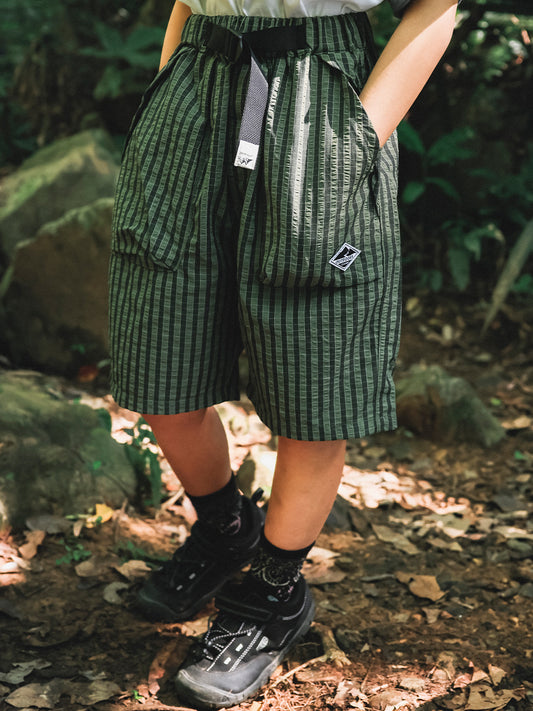 Children's Lightweight Shorts Summer Older Boys Bubble Plaid Loose Breathable Children's Pants