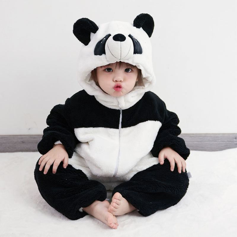 Children's Clothes Jumpsuit Thickened Pajamas Outwear Anyang Clothing Class Long-sleeved Jumpsuit, Climbing Suit