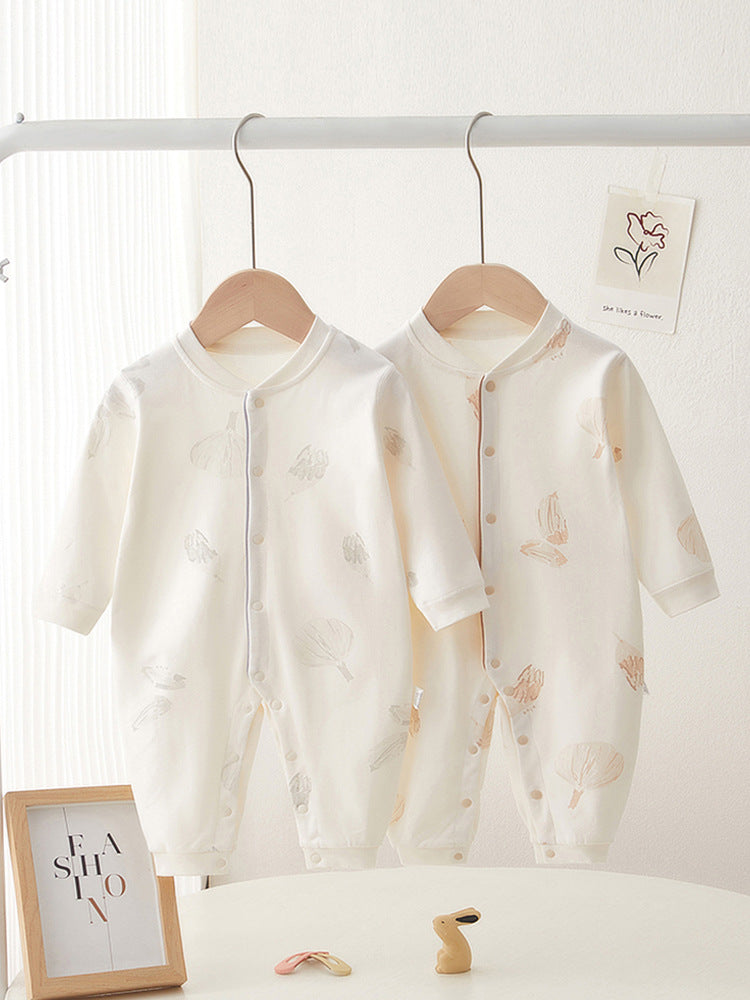 Women's & Men's Jumpsuit Infants Clothes Cotton Pajamas Long-sleeved Jumpsuit, Climbing Suit