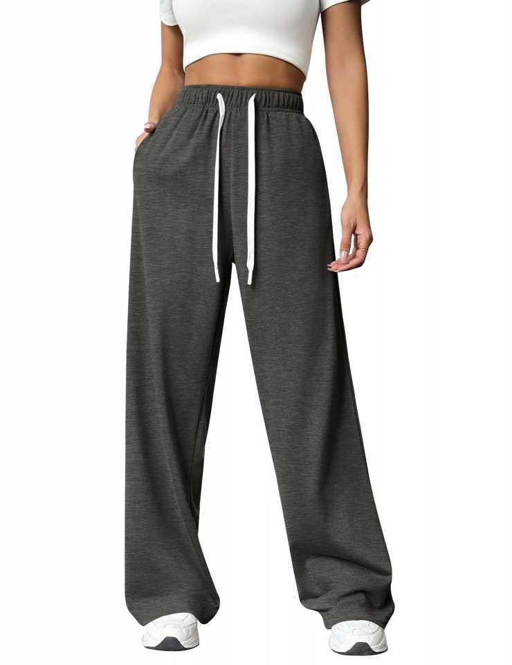 Women's Loose Straight Wide Leg Exercise Casual Pants