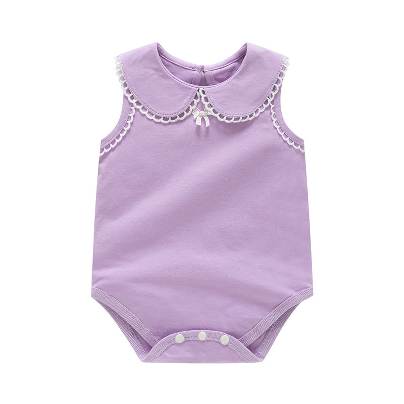 For Babies Thin Summer Clothing Sweet Vest Going Out Rompers Jumpsuit, Climbing Suit