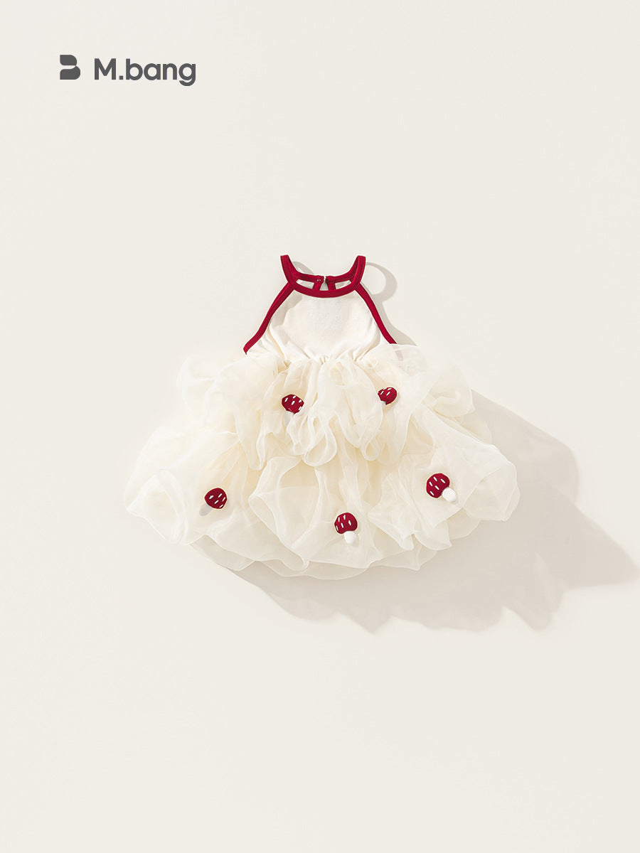 Children's Clothing Summer Princess Straps Tulle Clothes Children's Dress