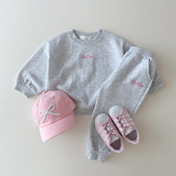 Children's Autumn Korean Style Cotton Letter Color Boys Sweater Children's Suit
