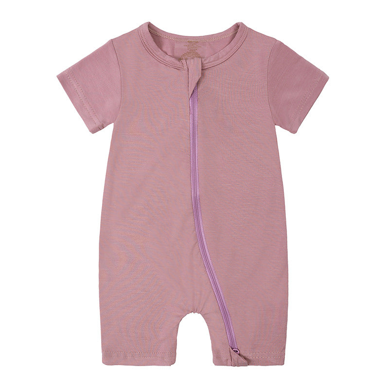 Jumpsuit Bamboo Fiber Born Boys Short Jumpsuit, Climbing Suit