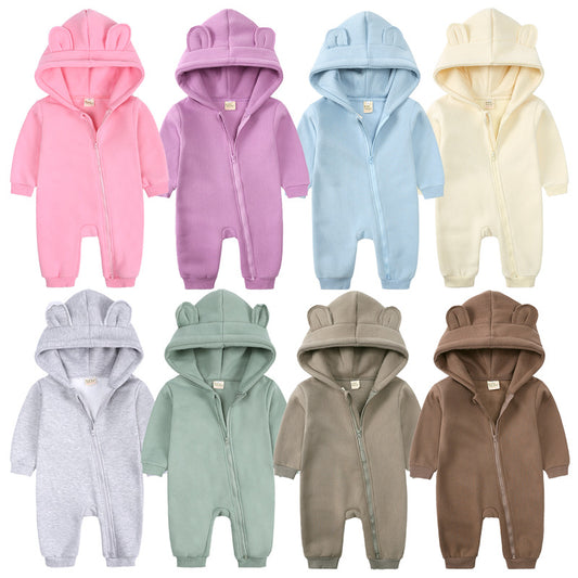 Clothing Male Female Year-old Animal Shape One-piece Romper Warm Jumpsuit, Climbing Suit