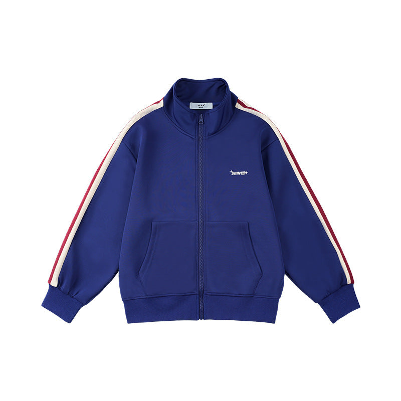 Children's Clothing Retro Boy's Sportswear Fashionable Jacket Sports Pants Children's Suit