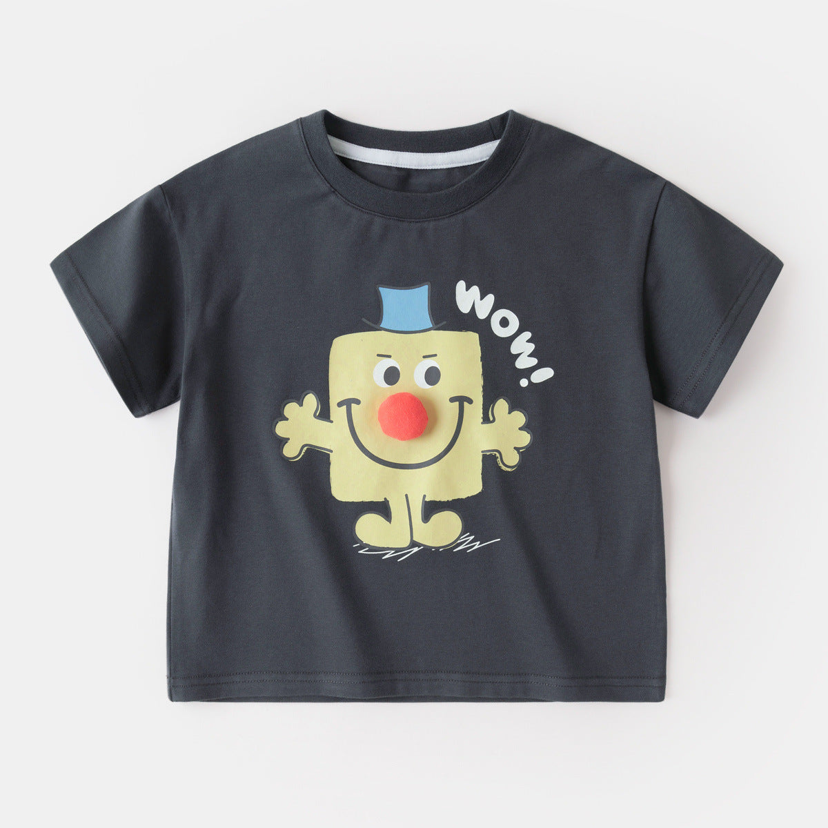 Children's Cute Cartoon Boy's Summer Thin Short Sleeve Casual Children's T-shirt