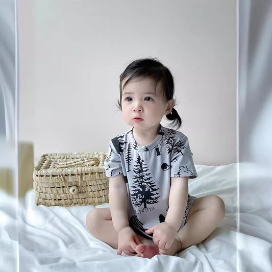Thin Short Sleeve Romper Cute Super Fashionable Jumpsuit, Climbing Suit