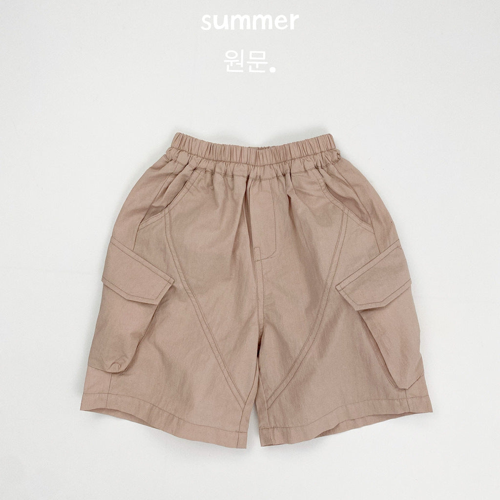 Children's Shorts Summer Thin Cotton Middle Boys Children's Pants