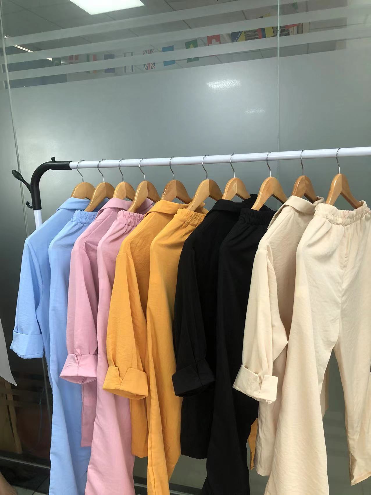 Women's Autumn Commuter Cotton Linen Pocket Loose Fashion Casual Suit