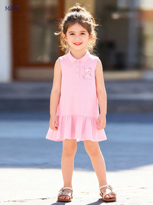 Children's Summer Sleeveless Vest Sweet Cute Shirt Children's Dress