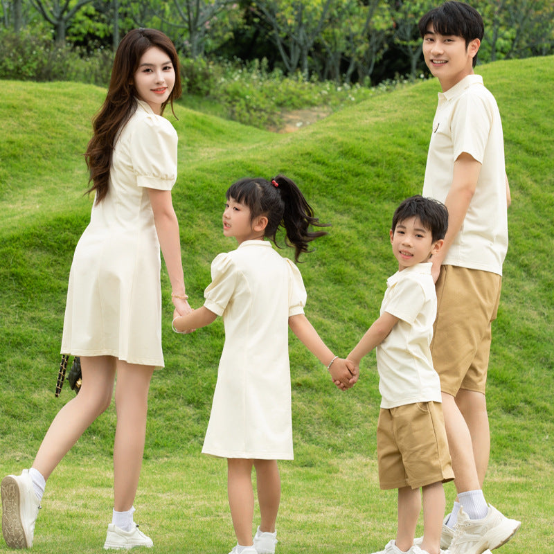 Wear Summer Family Of Three Or Four Pack Parent-child Outfit