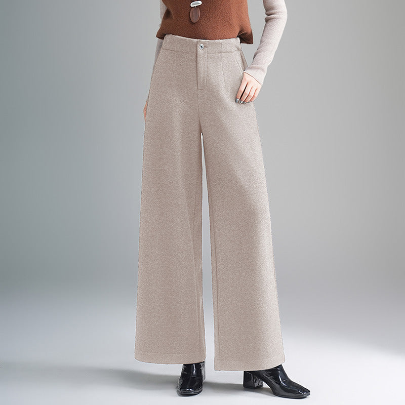 Women's Mother Draping Culottes Slimming Loose Trousers Casual Pants