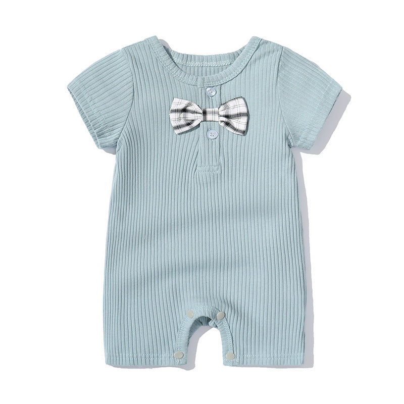 Children's Infant Romper Korean Style Short Sleeve Rompers Jumpsuit, Climbing Suit