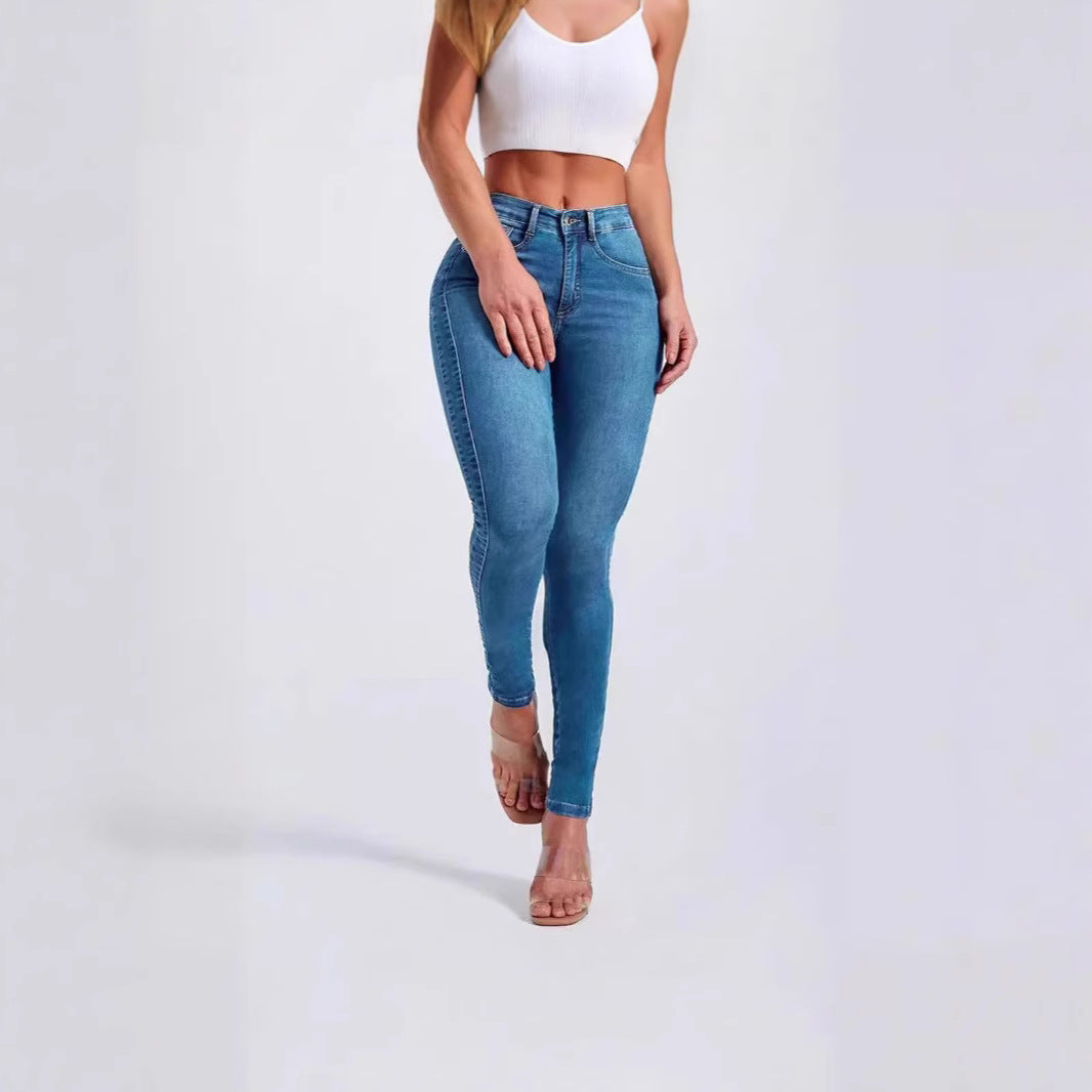 Women's Sheath Skinny Stretch High Waist For Jeans