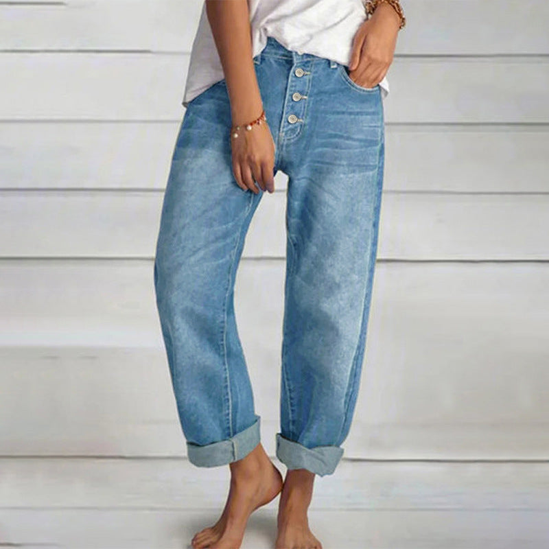 Women's Loose Leisure Simple Thin Half-length Pants
