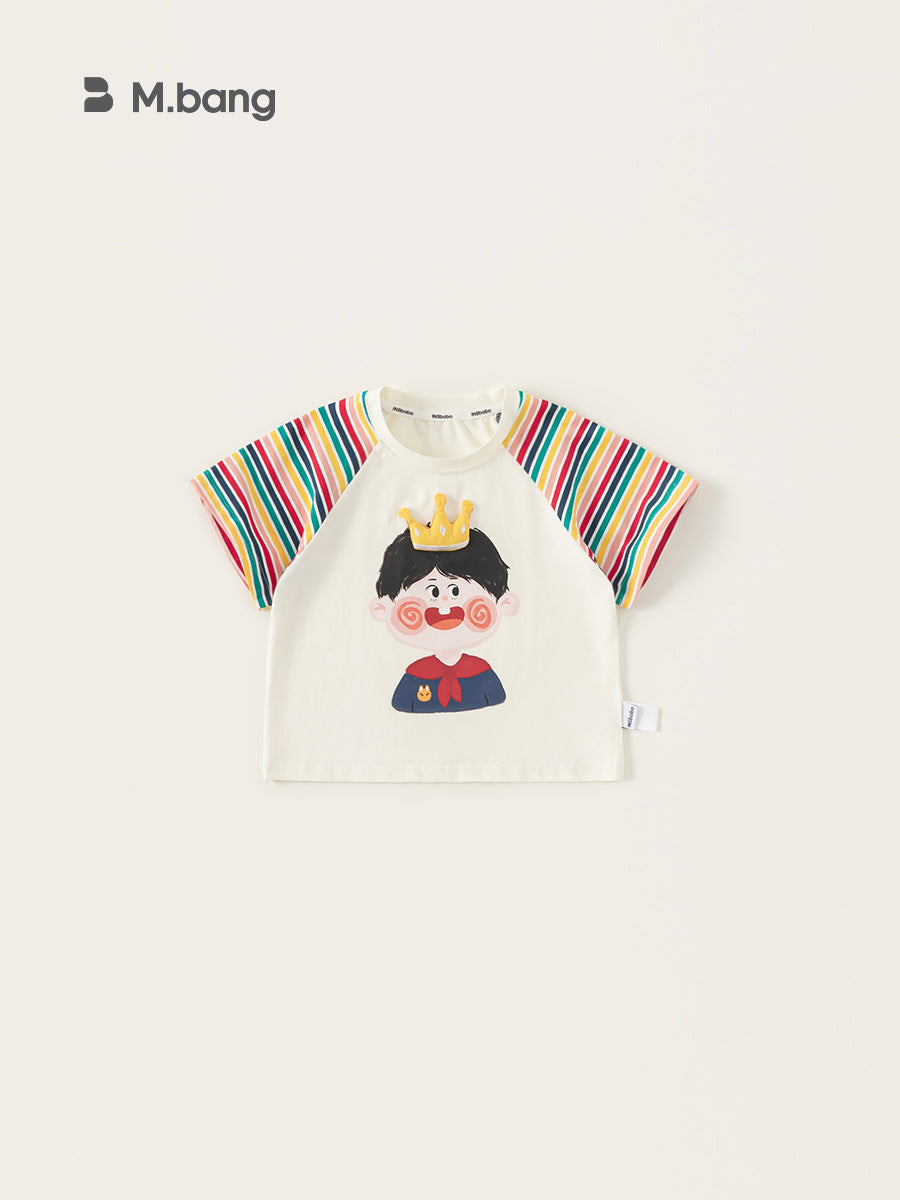 Children's Clothing Summer Dress Clothes Cartoon Printed Children's T-shirt