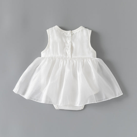 Bloomer With Skirt Korean Style Western Princess Children's Dress