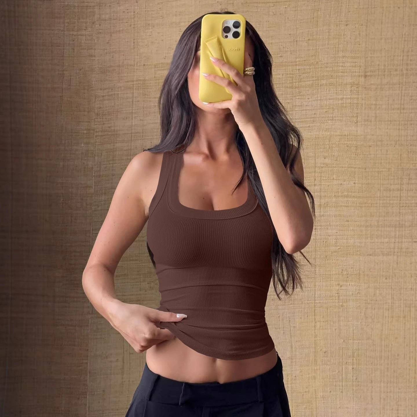Women's Hot Pure Color T-shirt Summer Tops