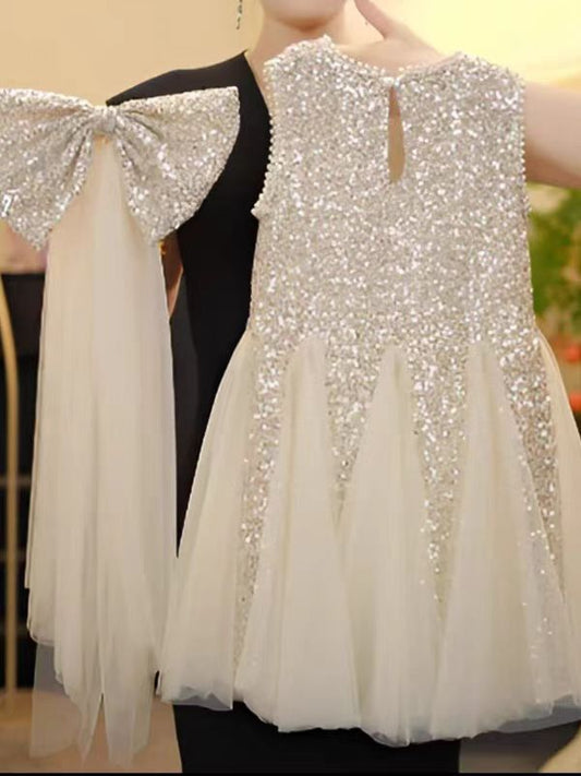 Children's Sequins Princess Summer Fashion Fashionable Vest Children's Dress