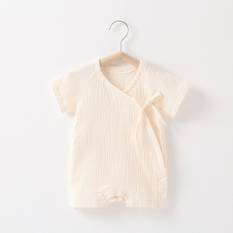 Women's & Men's Short Sleeve Jumpsuit Summer Triangle Rompers Romper Cotton Jumpsuit, Climbing Suit