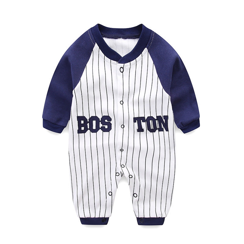 Autumn Pure Cotton Boy Jumpsuit Born Clothes Jumpsuit, Climbing Suit