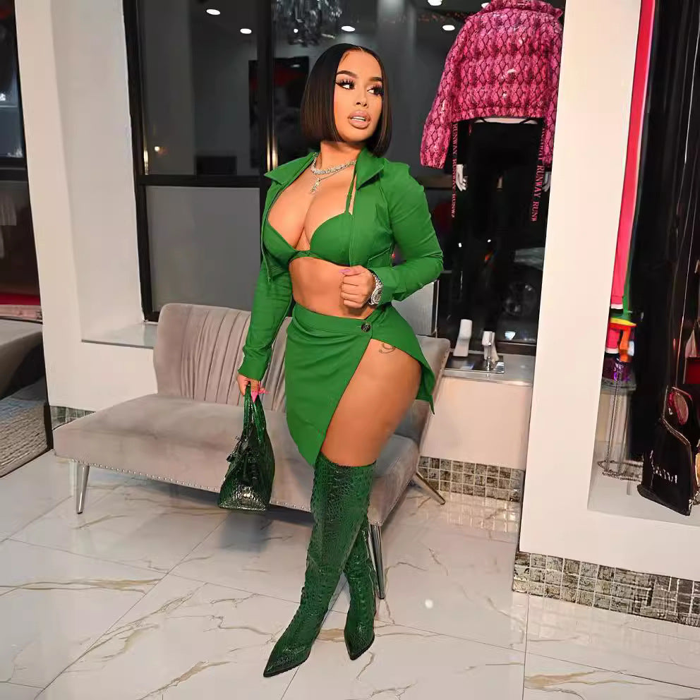 Trendy New Versatile Elegant Women's Popular Fashion Casual Suit