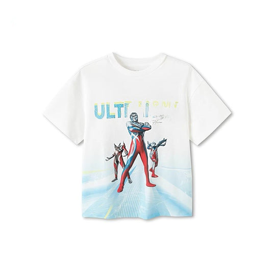 Children's Short-sleeved Summer Pure Cotton Boy Cartoon Children's T-shirt