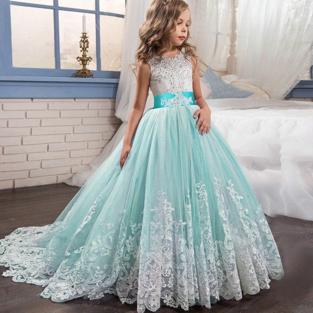 Children's Wedding Color Matching Umbrella Princess Flower Children's Dress