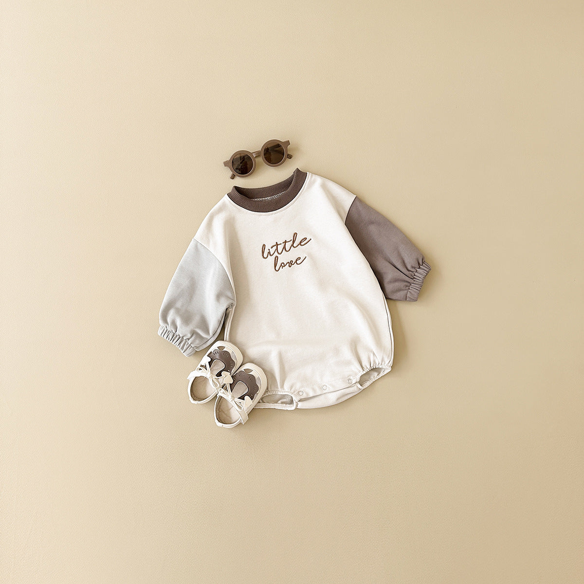 Autumn Born Jumpsuit Long Sleeve Crawling Casual Patchwork Jumpsuit, Climbing Suit