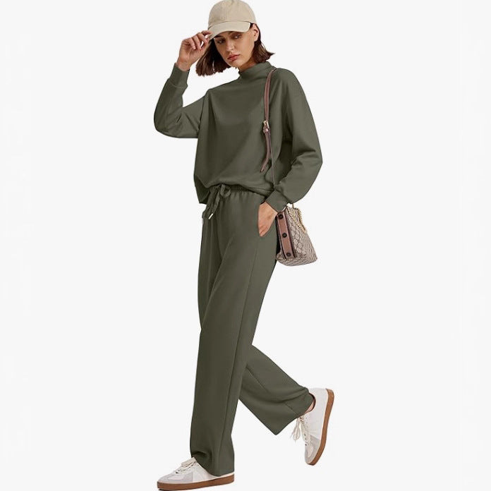 Women's Autumn Sports Leisure Pullover Long Sleeve Two-piece Fashion Casual Suit