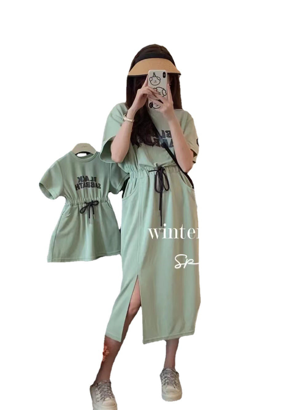 Style Loose Clothes For Family Of Three Four Babies Mother Parent-child Outfit