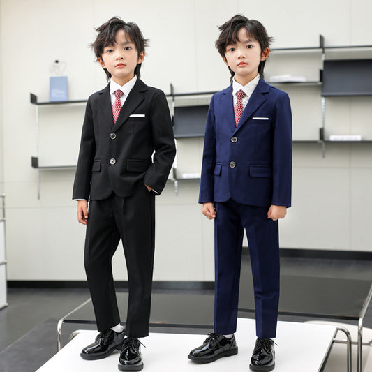 Children's Boys Birthday Show Host Dresses Of Bride Fellow Little Gentleman Children's Suit