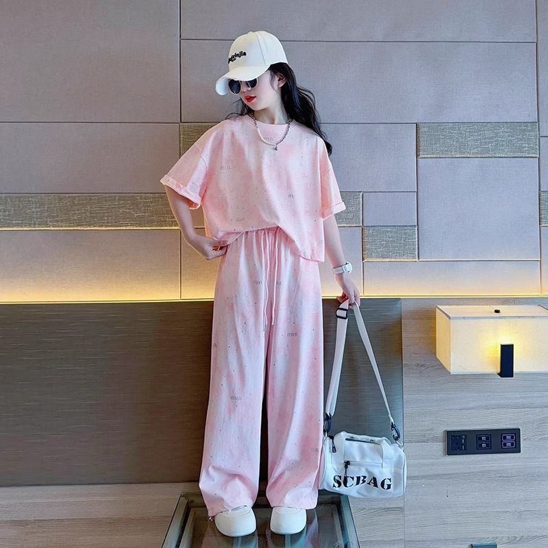 Children's Summer Casual Sportswear Western Style Fashion Clothing Korean Children's Suit