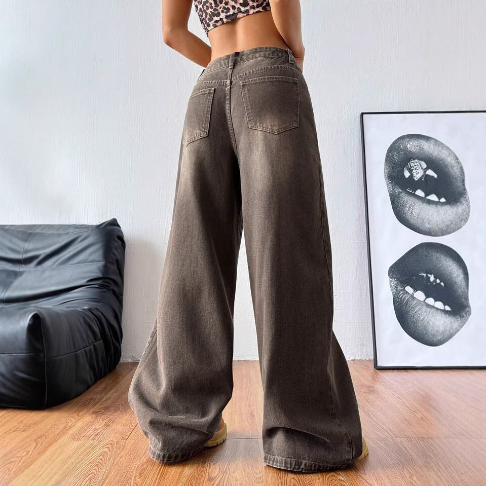 Women's With Design Sense Loose Slimming Fashionable Women's Jeans
