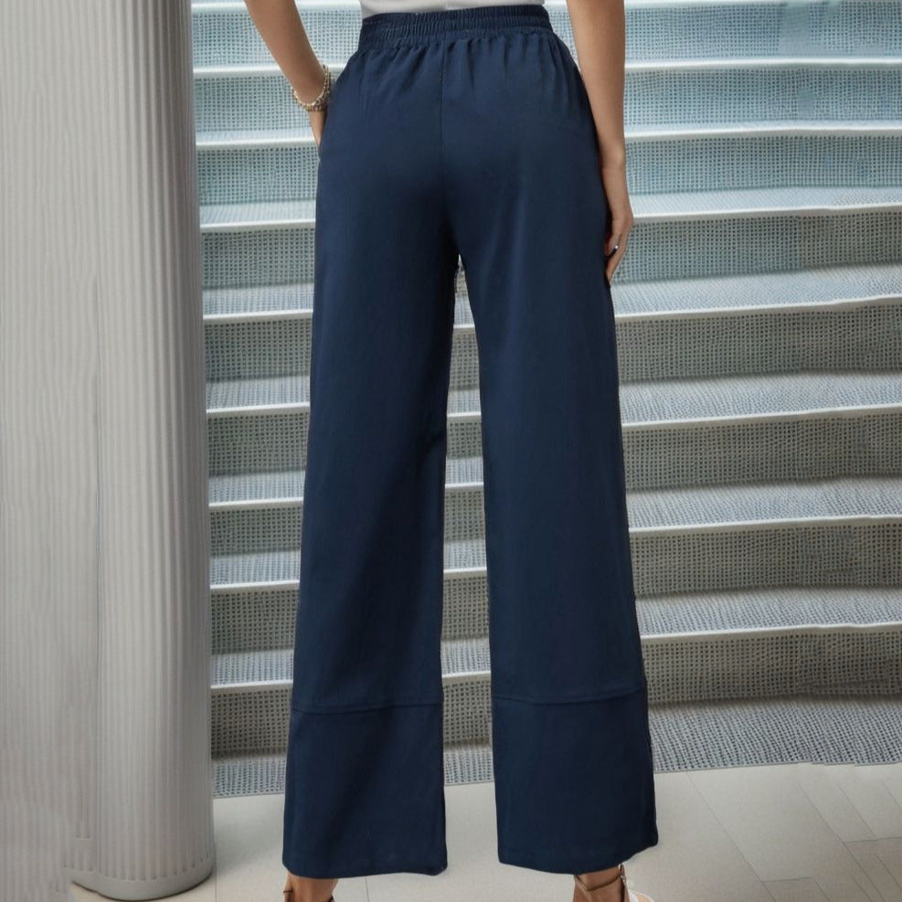 Women's Autumn Solid Color Trousers Loose For Clothing